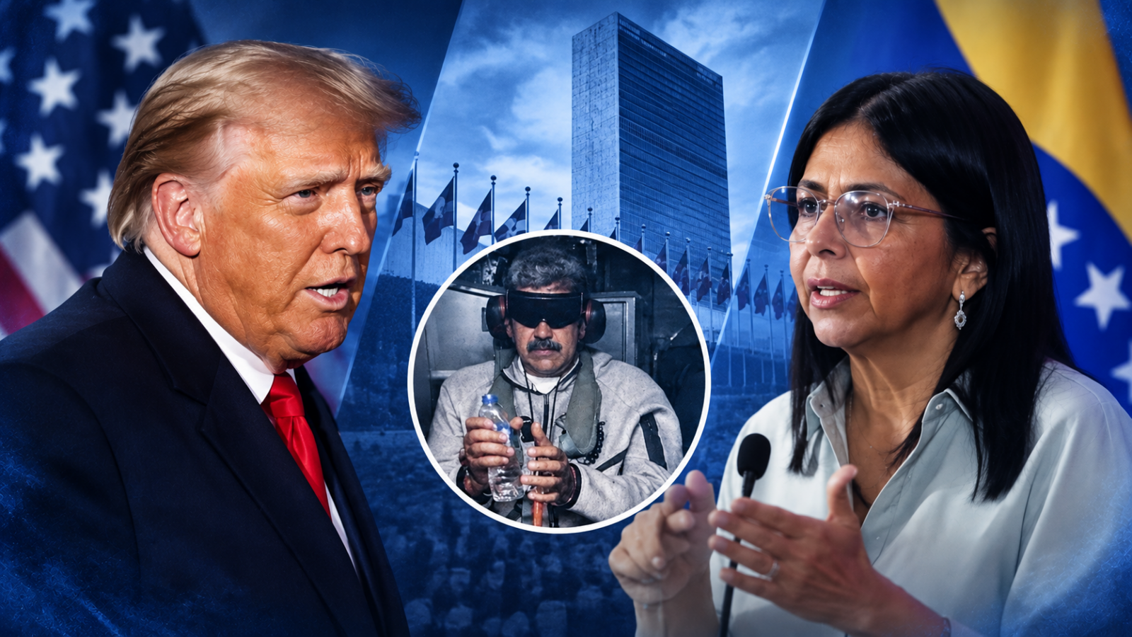 Trump y Delcy Rodríguez se reúnen por primera vez en Nueva York tras captura de Nicolás Maduro