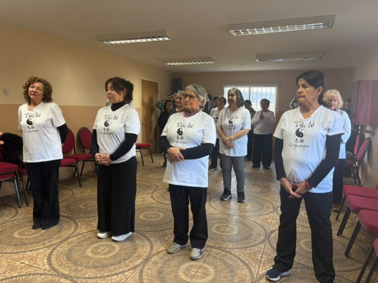 Mujeres adultas mayores de Coyhaique se mantienen activas a través del Tai Chi