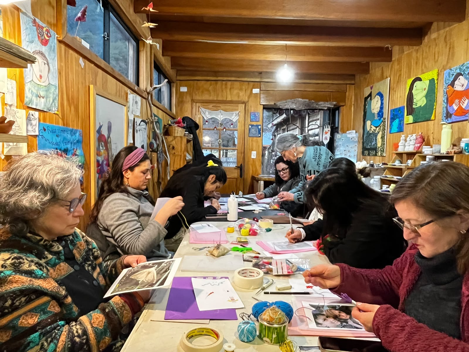 Taller El Bosque fortalece la participación cultural desde Villa O’Higgins