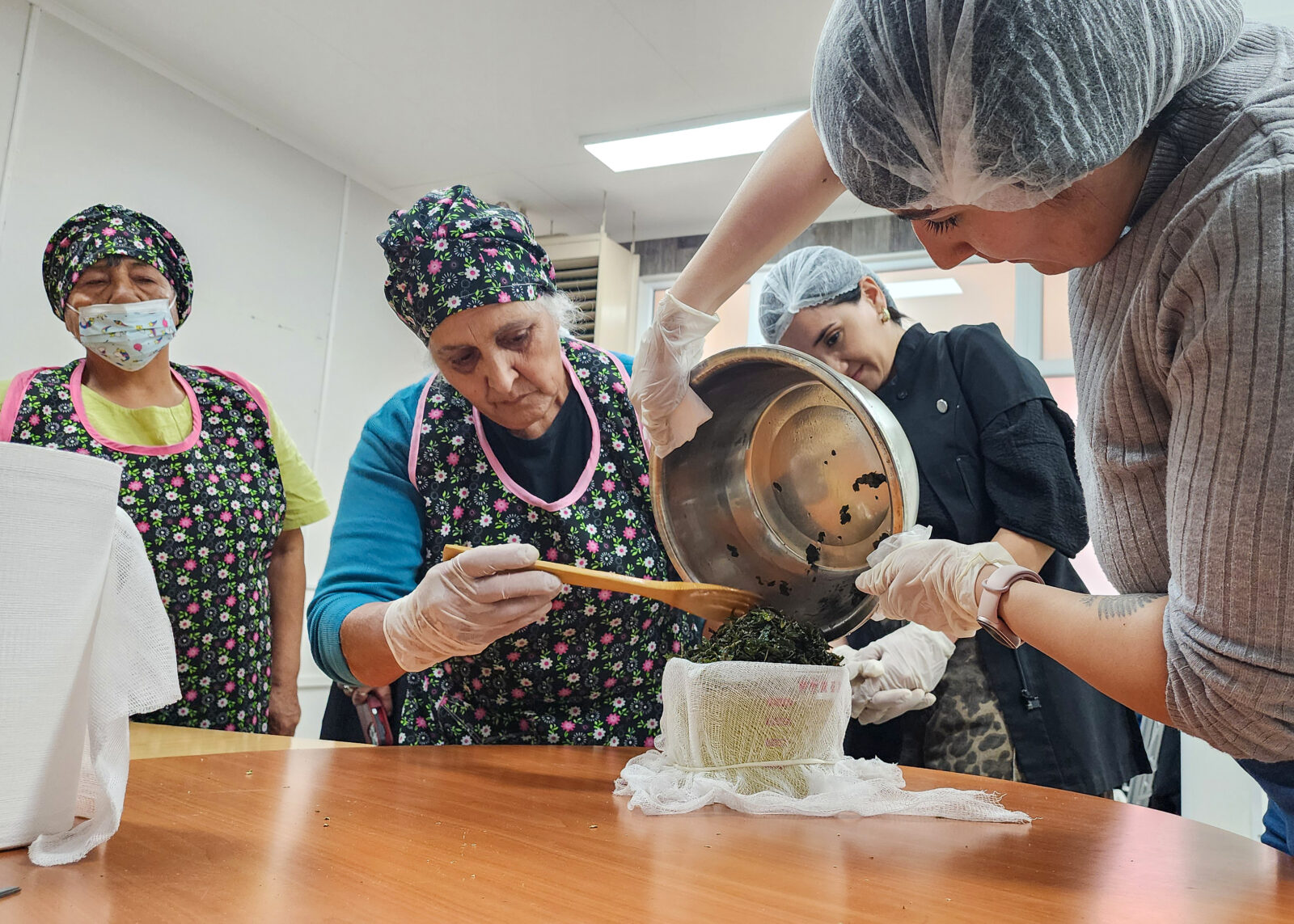 Matronas del Hospital Regional Coyhaique aprenden a elaborar cremas de matico para apoyar a mujeres después del parto